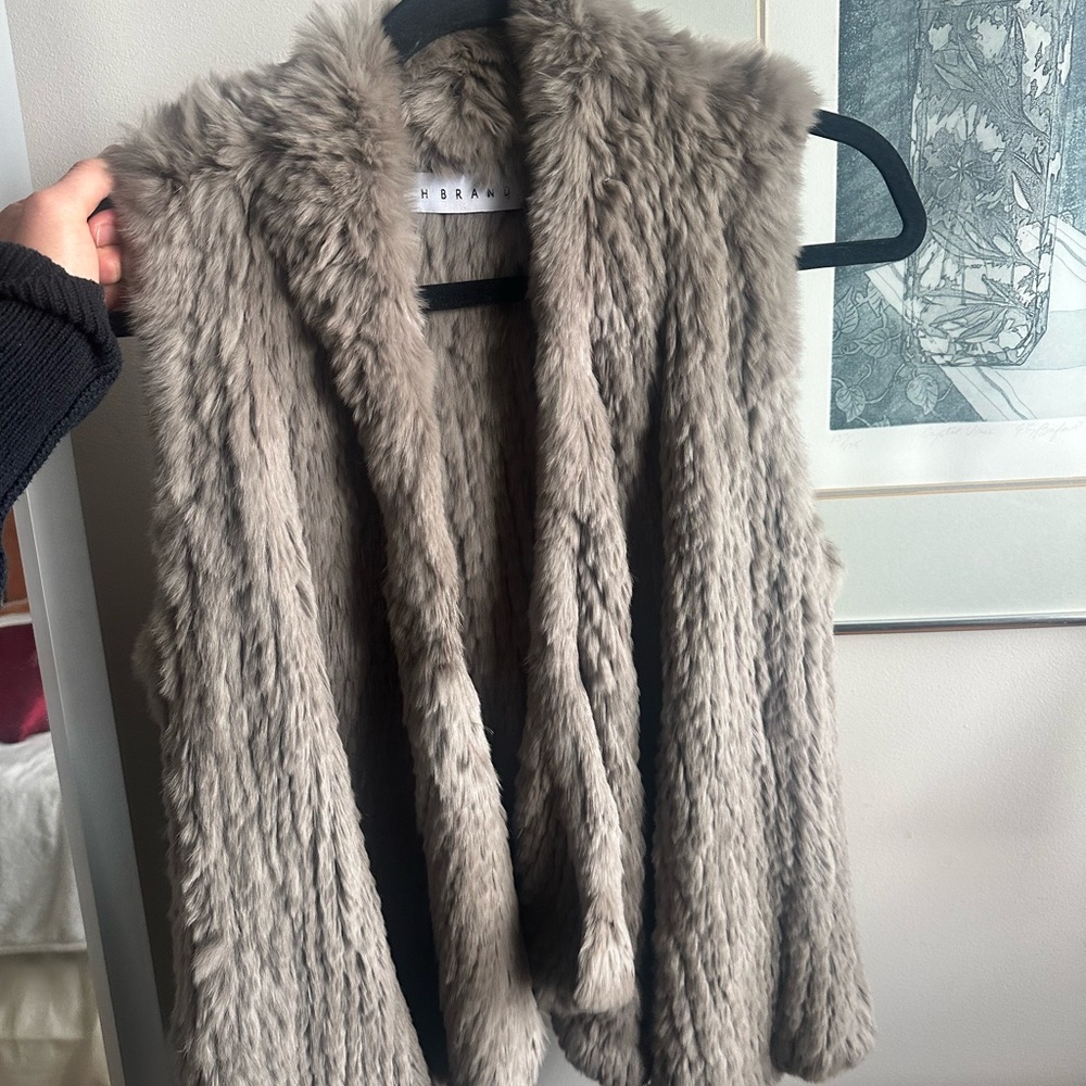 H Brand Rabbit Fur Vest